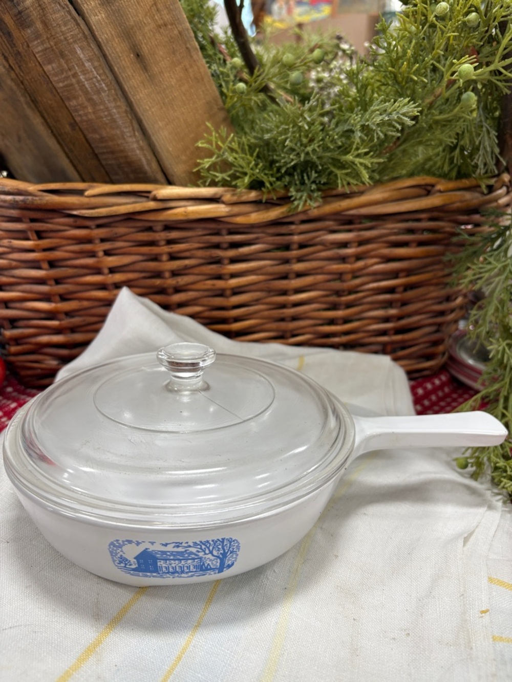 Vintage Corning Ware | 1970s Amana Radarange browning skillet with lid